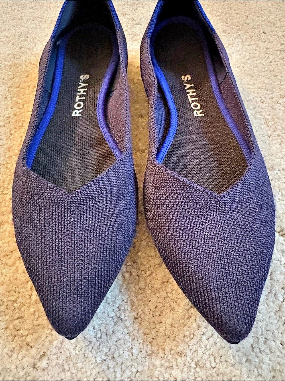 Rothy's The Point Flats in Blue